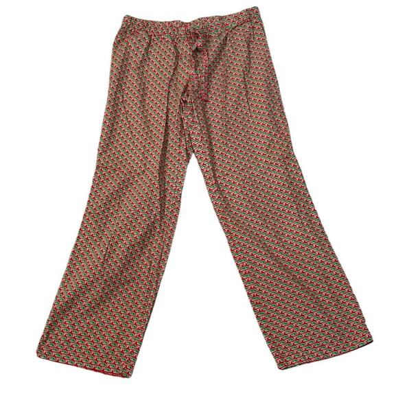 Vineyard Vines Red and Green Whale Patterned PJ pants - Picture 1 of 3